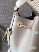 New Top Quality Copy Michael Kors Genuine Leather Grey Bucket  Women's Bag (10)_th.jpg